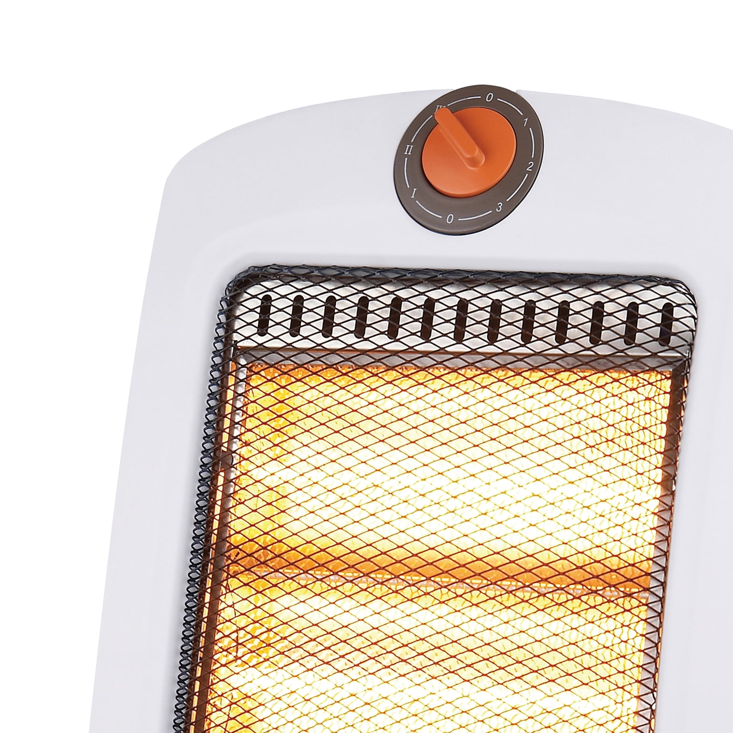 Brentwood H-Q1000Q 1,000-Watt-Max Portable Quartz Space Heater, White