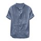 thumbnail image 1 of pstuiky Camisa de manga corta para hombre, Camisa hawaiana informal de manga corta con cuello redondo y botones para hombre camisas casuales para hombre m, 1 of 5