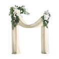 thumbnail image 3 of GUOOL Artificial Wedding Arch Flowers Kit Wedding Arch Rose Wreath Decorative Silk Flowers Artificial Flower Swag for Wedding Table Green, 3 of 9