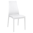 thumbnail image 1 of Compamia Miranda Chaise de Salle à Manger de Patio Blanche, 1 of 15