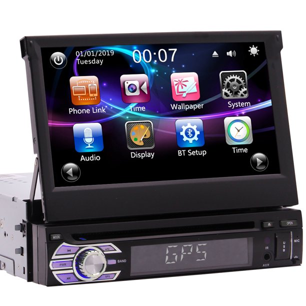 EINCAR 7 inch LCD Multimedia Retractable Touch Screen EINCAR 7 inch LCD Multimedia Retractable Touch Screen