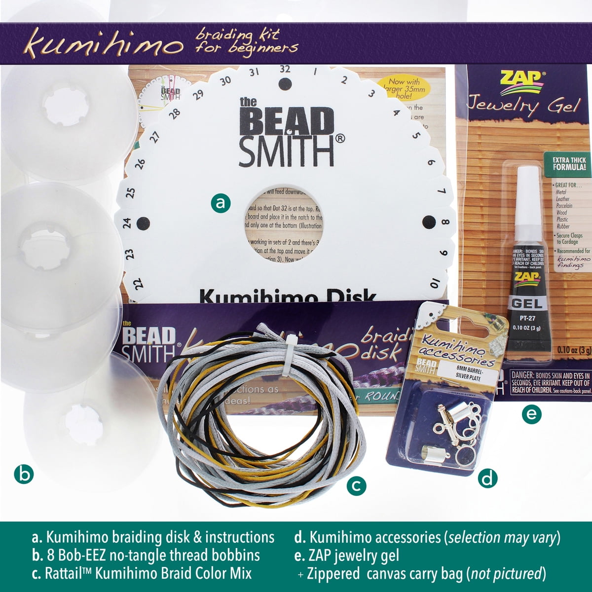 Beadsmith Kumihimo Starter Kit