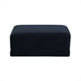 thumbnail image 2 of TOV Furniture Willow Navy Velvet Upholstered Ottoman, 2 of 3