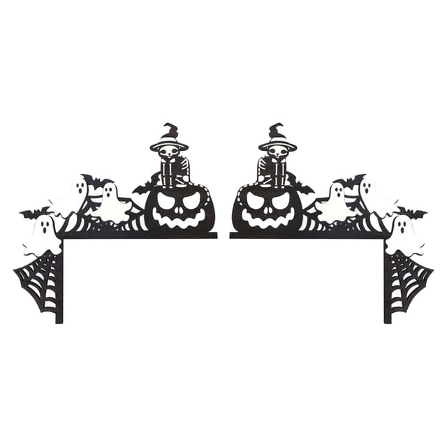 TIELUTT Décoration de Coin de Porte d'Halloween Panneau de Coin de Porte d'Halloween Cadre de Porte Décorations de Fête Tropicale Robes d'Événement pour Femmes Robe de Soirée Robe d'Événement Courte pour Femmes