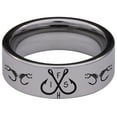 thumbnail image 4 of Fish Hook Tungsten Carbide Ring, 4 of 9