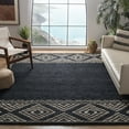 thumbnail image 2 of SAFAVIEH Natural Fiber Arianne Geometric Area Rug, Black, 8' x 10', 2 of 7