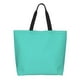 thumbnail image 1 of Fotbe Teal Turquoise Bolsa Tote Estética de Lona con Estampado para Mujer - Bolsa Reutilizable de Hombro Casual para Vacaciones, Compras, Trabajo y Gimnasio, 1 of 8