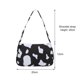 thumbnail image 5 of Vintage mujer lienzo impresión hombro axila bolso Casual pequeño bolso (F), 5 of 5