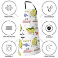 thumbnail image 5 of Kdxio Happy Avocado Apron with Pockets Adjustable Kitchen Aprons for Men Women Waterproof Aprons for Cooking,Drawing,Crafting, Baking Household Cleaning, 5 of 8