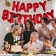 thumbnail image 5 of Banner WESTGO Happy Birthday, 40 cm, letras de lámina de mylar, color rojo, 5 of 7