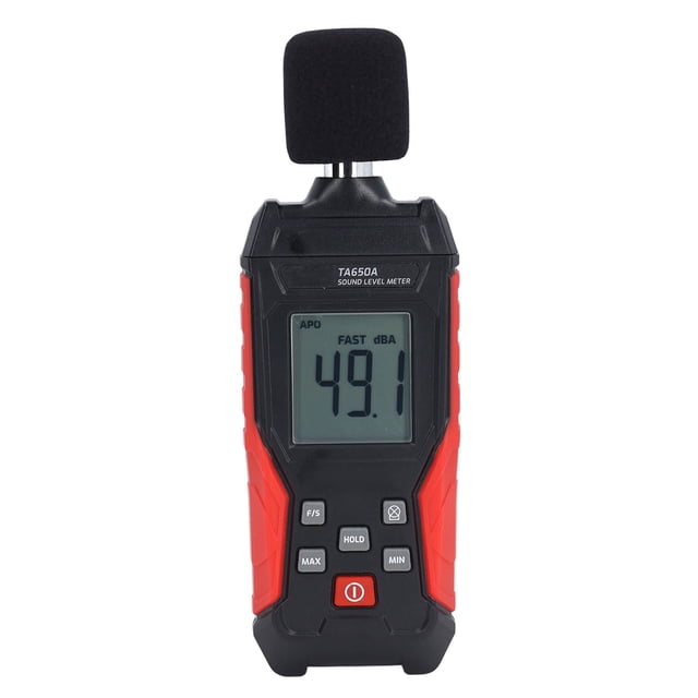 Lector de Nivel de Sonido, Detector de Sonido Pantalla de color LCD LCD 30.0-130DB Alta Precisión para la Oficina