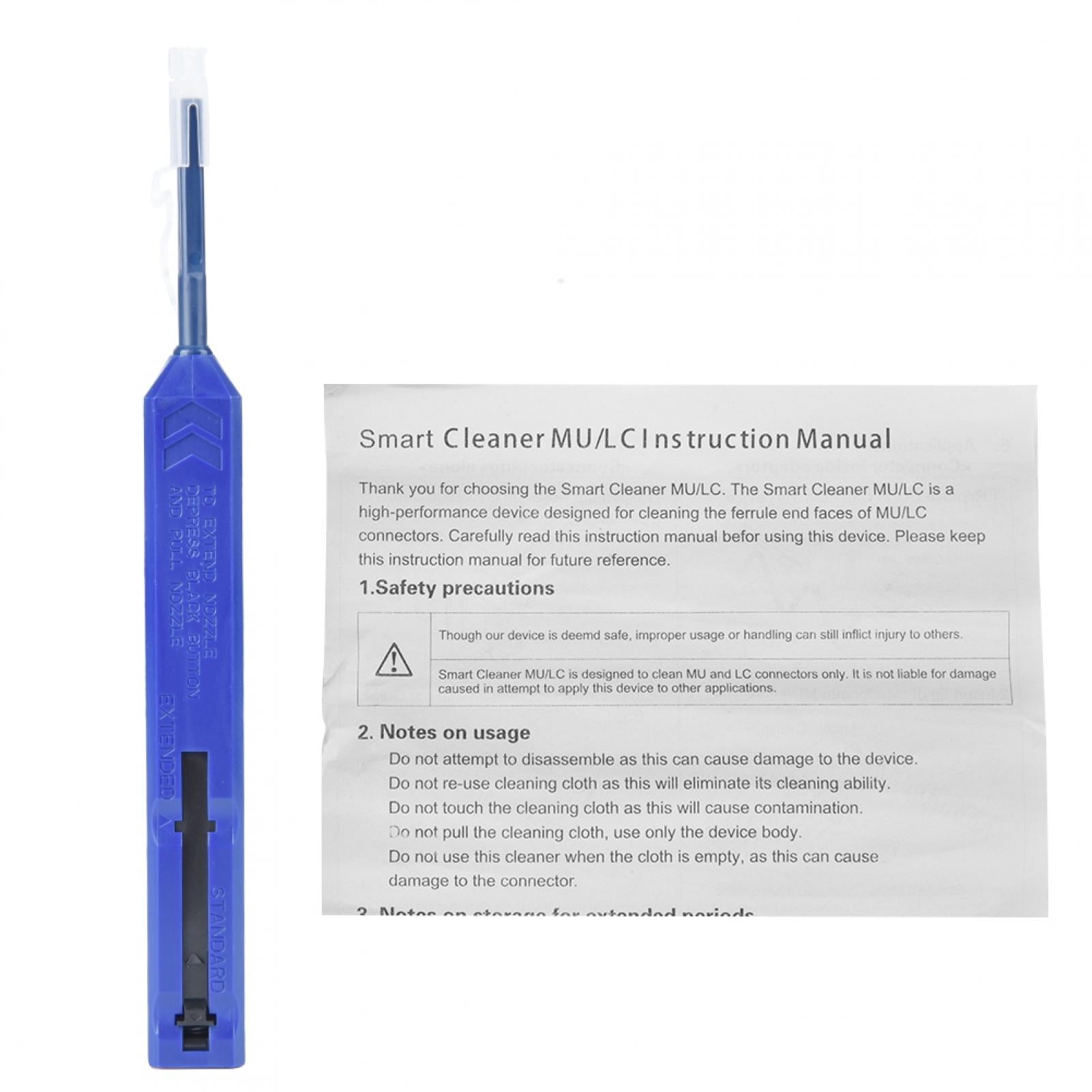 Spptty Fiber Optic Cleaning Tool,Fiber Optic Pen,Universal Fiber Optic