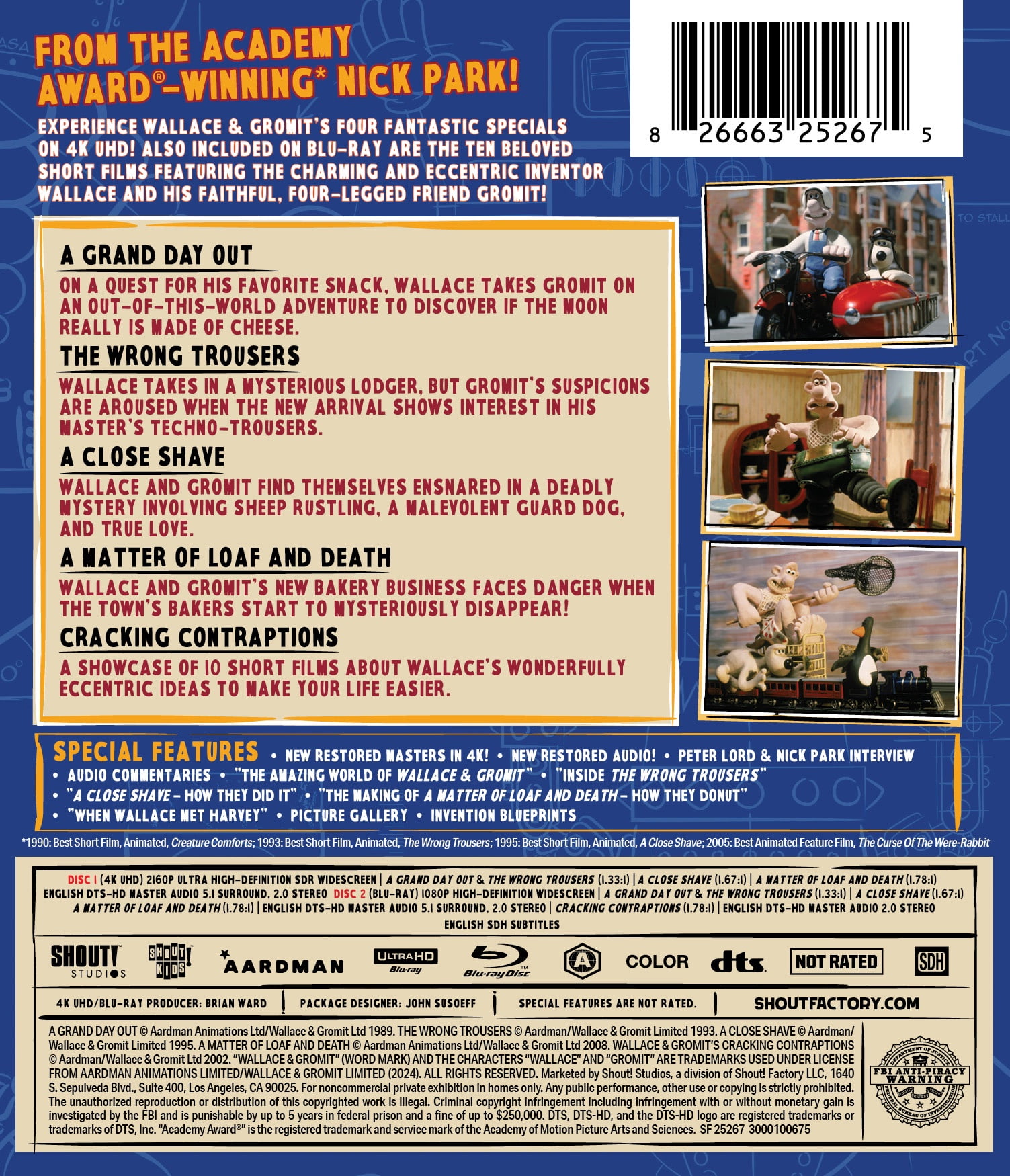 Wallace & Gromit: The Complete Cracking Collection - Walmart.com