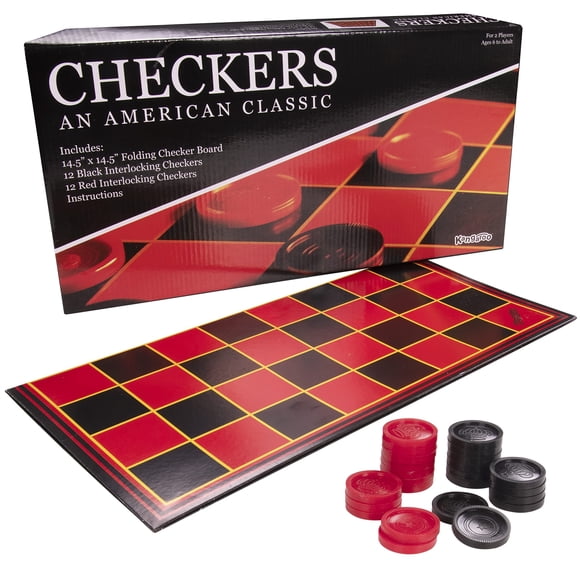 Juego de mesa Kangaroo Checkers con tablero grande de 15 x 15 pulgadas