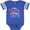 Football Blue and White, variant on Inktastic My Nana and Papa Love Me with Hearts Boys or Girls Baby Bodysuit