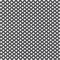 Shason Textile 45" x 3 yd Cotton Polyester Blend Geometric Sewing & Craft Fabric, Black and White