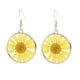 thumbnail image 1 of Nvzi Pendientes colgantes de estilo retro, nuevos y únicos, estilo bohemio étnico, joyería vintage (amarillo), 1 of 4