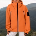 thumbnail image 3 of Windbreaker Jacket Women 2025 Fall Outdoor Hiking Travel Windproof Zip Up Hooded Windbreaker with Pockets Outerwear, 3 of 8