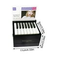 Piano Calendar 2025, Music Lyrics Mini Piano Included 52 Music Scores