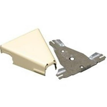 Wiremold  Metal Wire Channel T-Fittings - Ivory