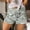 Gray, variant on TRUBKH Shorts for Women Camo Shorts Women Beach Shorts for Women Tummy Control Shorts Womens Camo-shorts Drawstring Elastic Waist Pockets Casual Beach Pants Board Shorts Green L