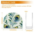thumbnail image 4 of Yayeee Napkin Holder for Table Kitchen Paper Tissue Organization, Peacock Feather, 4 of 8
