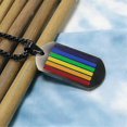 thumbnail image 4 of 925 Silve Men Rainbow Necklace With Chain - 22 Inch---Model code 30721, 4 of 5