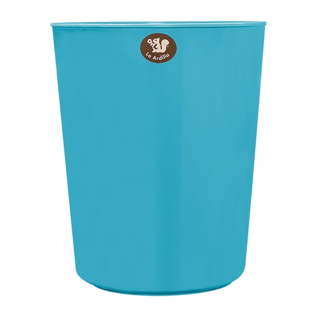 CESTO PAPELERO LA ARDILLA LISO AZUL