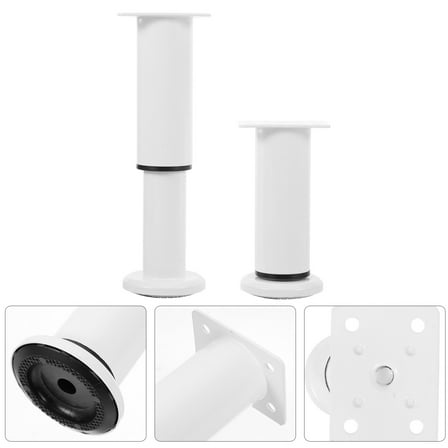 HOMEMAXS  2 Pcs Extenders Sofa Adjustable Feet Furniture Support Legs