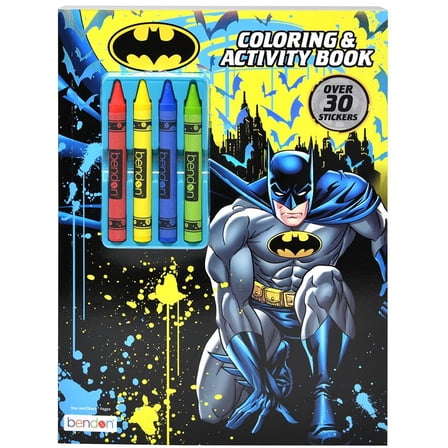 Batman Coloring & Activity Book W/ Crayons