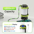 thumbnail image 4 of Rechargeable Flashlight, 6 Modes LED Camping Lantern for Power Outage, Home, Emergency, Green, 4 of 4