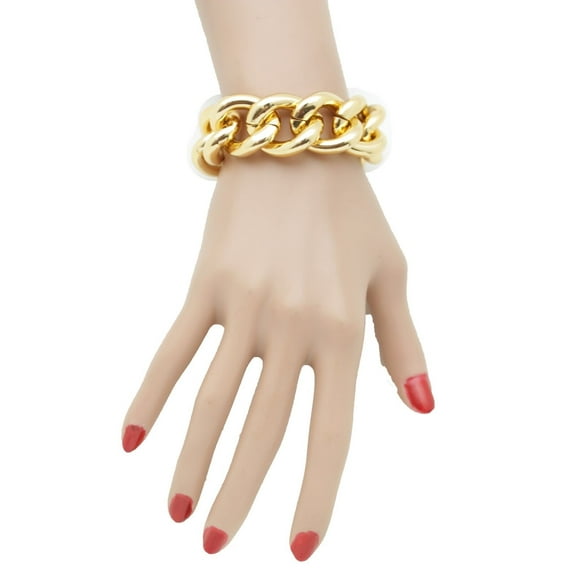 Women Gold Metal Chunky Chain Thick Links Hip Hop Fashion Jewelry Sexy Style