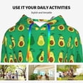 thumbnail image 6 of KLL Cartoon Fruit 1 for Womens Pullover Hoodie with Pocket Hooded Long Sleeve Shirts Sweatshirt for Women-Small, 6 of 7