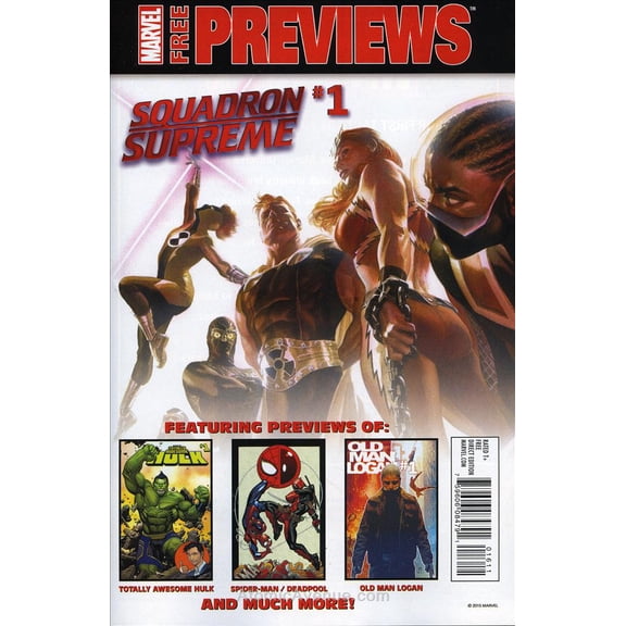 All-New, All-Different Marvel December/January Previews #1 VF ; Marvel Comic Book