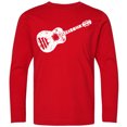 thumbnail image 3 of Inktastic Grunge Guitar Long Sleeve Youth T-Shirt, 3 of 5