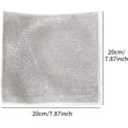 thumbnail image 2 of 10 Pack Non Scratch Wire Dishcloth Multipurpose Soft Wire Dishwashing Rag Dish Rags Non Scratch Wire Dishcloth Cleaning Cloth for Washing Dishes for Dishes, Sinks,Stove Tops, Easy Rinsing, Durable, 2 of 7