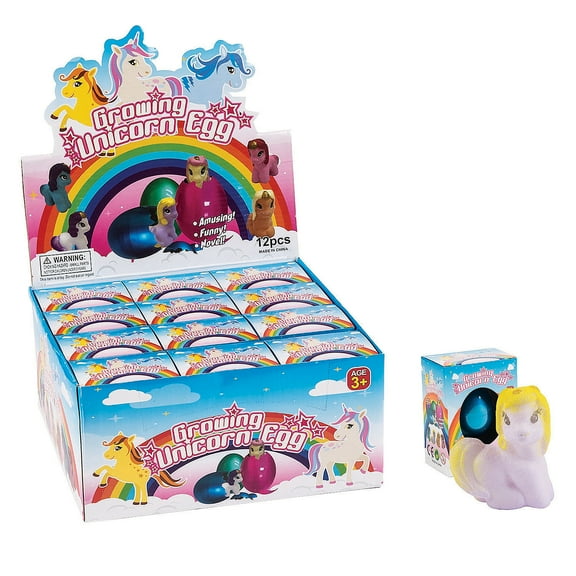 Growing Unicorn Egg - Party Favors - 12 Pieces
