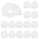 thumbnail image 1 of Uxcell 65cm/26" Medias de Flor de Tela de Malla de Nylon para Manualidades DIY, Blanco, Paquete de 15, 1 of 7