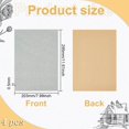 thumbnail image 2 of 4Pcs Self-Adhesive Linen Fabric Patch 11.5x8 Inch Fabric Repair Patches for Furniture Cushion Pillow Canvas Fabric Patch Sofa Jewelry Boxes Light Gray, 2 of 9