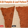 thumbnail image 4 of Pumpkin Fall Decorative Throw Pillow Covers 18"x18", Set of 2 Rust Red Soft Faux Fur Pillow Covers for Autumn Harvest, Fluffy Plush Accent Pillow Cases for Farmhouse Couch Cushion Covers, 4 of 16