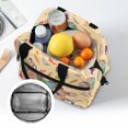 thumbnail image 6 of HUIACONG Lightweight Lunch Bag for School Picnic, Aluminum Film Material Easy To Carry Insulated Lunch Tote, Capybara School Pattern, 6 of 10