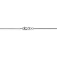 thumbnail image 4 of 10K White Gold Cable chain 18 in 0.8 mm WG .80mm diamond-cut, 4 of 5