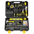 thumbnail image 1 of Kit de herramientas básicas Ticfox 108 Uds llave destornillador extensión de enchufe con caja de almacenamiento, 1 of 6