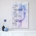 thumbnail image 2 of wall26 - Purple Watercolor Mermaid with Quote - I Must Be a Mermaid I Have No Fear of Depths and a Great Fear of Shallow Living - Canvas Art Home Art - 16x24 inches, 2 of 5
