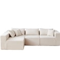 thumbnail image 6 of 104-Inch Corduroy Sofa, No Assembly, Multipurpose - Fits Various Indoor Spaces, 6 of 6