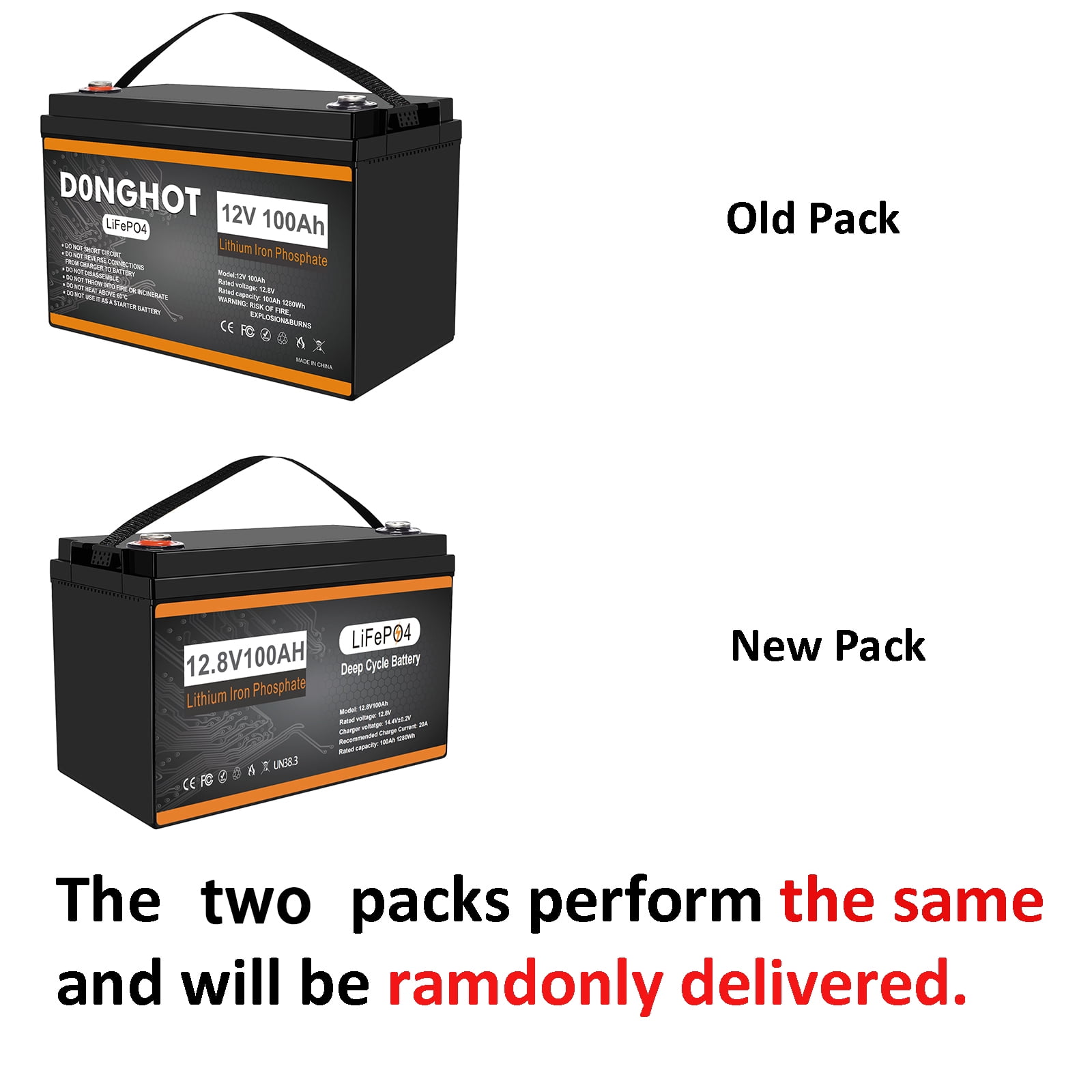 D0NGHOT 100Ah LiFePO4 Lithium Battery for Trolling Motor 12 Volts Deep Cycle Marine Battery for Boat RV