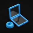 thumbnail image 4 of Marco flotante Uxcell 4Pcs Display Case 9x9x2cm/3.5"x3.5"x0.8" para joyas, conchas y medallas, azul zafiro, 4 of 5