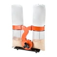 thumbnail image 1 of VEVOR Dust Collector, 1550 CFM 2.5 Micron Vortex Cone Dust Collectors, 3.0HP Sawdust Collection System with Two 35-Gallon Dusts Collector Bags, 1 of 9