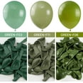 thumbnail image 3 of Sage Green Balloons 50 pcs 12 Inch Matte Dusty Olive  Green Eucalyptus Latex Helium Balloons for Wedding Baby Shower Gender Reveal Birthday Graduation Safari Party Decorations Green-F03, 3 of 13