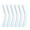 White, variant on 6Pcs Silicone Straw Tips Flexible Reusable Food Grade Straw Covers Elbow Straw Replacement Tip for Hydraflow Stainless Steel Straws